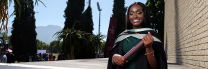 Master’s student overcomes several obstacles to graduate with distinction in the field that ‘chose her’