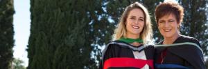 Mom and daughter graduate together at SU
