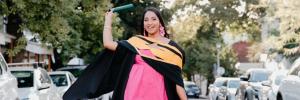 Psychology student overcomes anxiety and graduates with Masters' degree