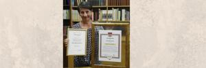 SENIOR RESEARCHER AND CURATOR OF SU MUSEUM HONOURED