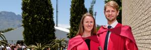 SU engineering couple graduates together