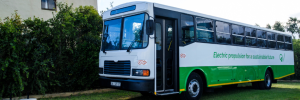 Ou dieselbus klop met die ritme van ’n nuwe elektriese hart