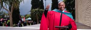 Volleyball gives PhD graduate Jerome Fredericks his sporting chance