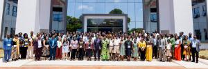 Participants at the launch of the Africa Regional Collaborative for Agriculture, Nutrition and Health (ANH-ARC) at the University of Ghana in Accra on 30 April 2026