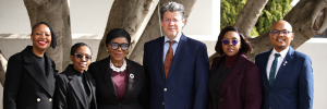 Guests of honour at the Career Day for Law Students