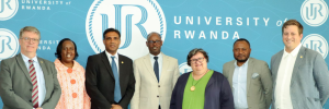 Stellenbosch University Rector with SU Delegation at the University of Rwanda 