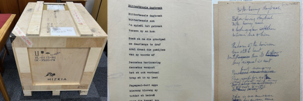 Statutory Data Collection Ingrid Jonker collection finds new home at Stellenbosch University ...
