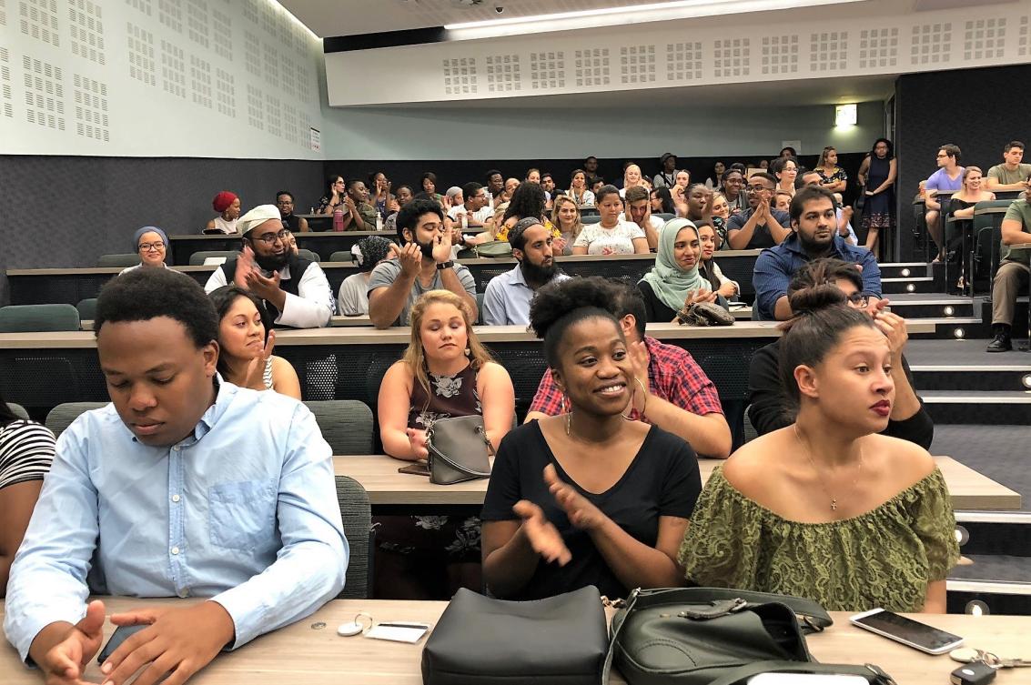 Students in lecture hall