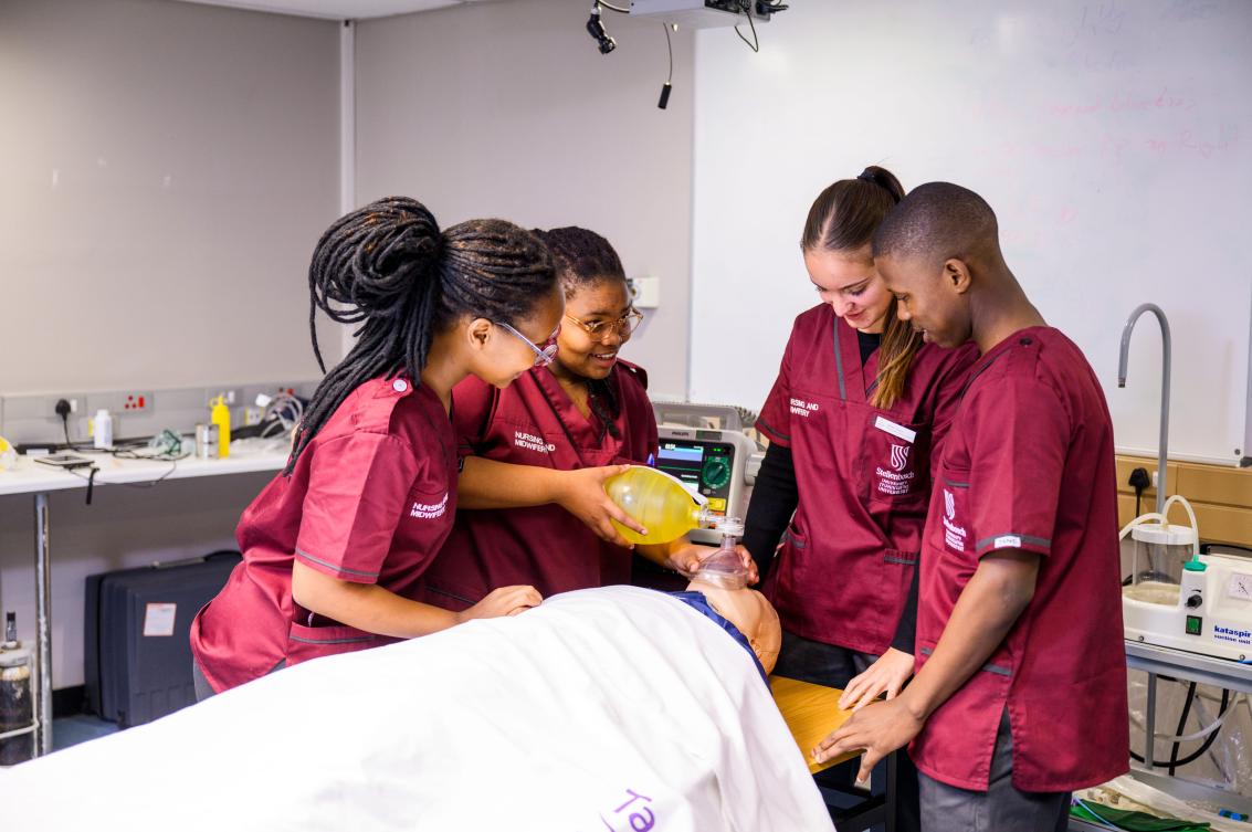 Students at work