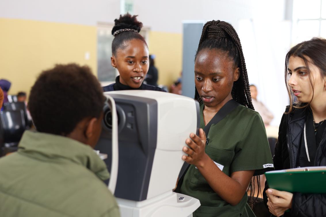 Regional clinic eye test