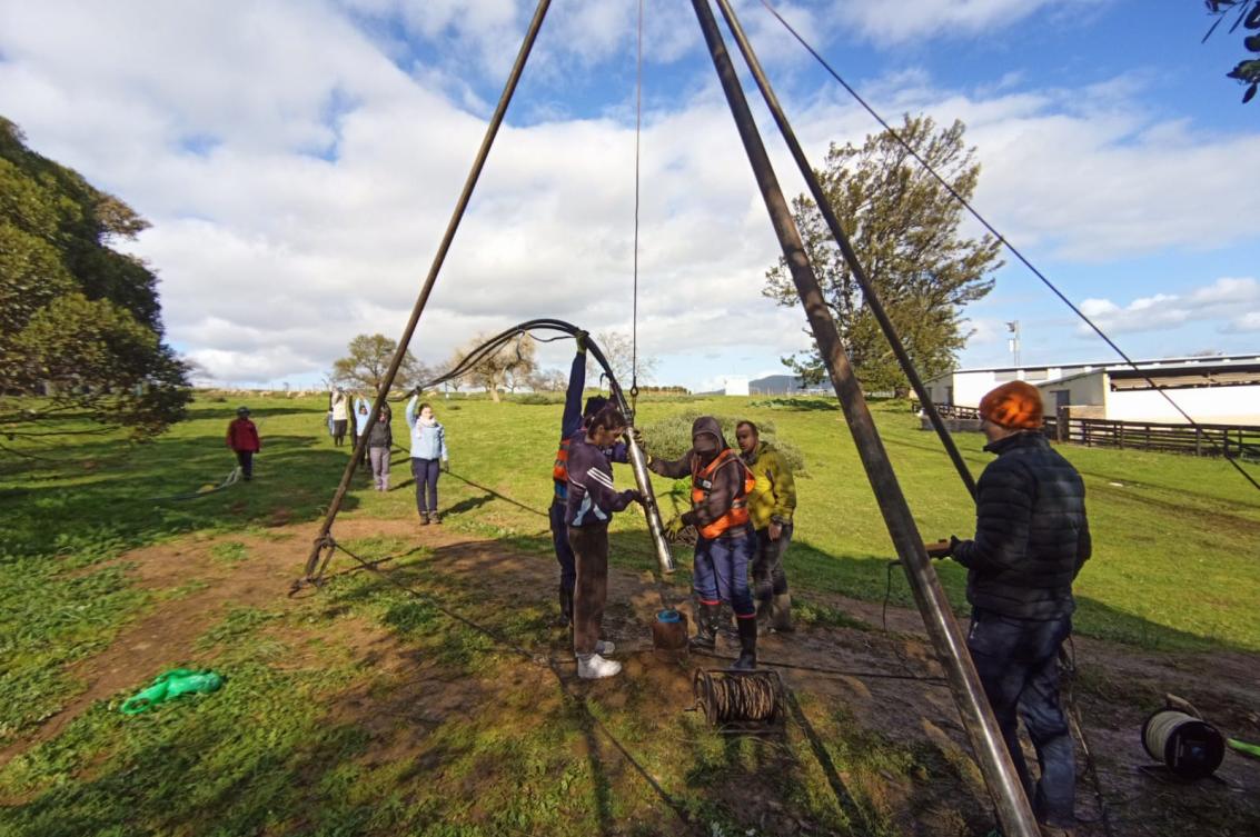 BScHons students in Earth Sciences do a week-long hydrogeology course to develop their field skills.
