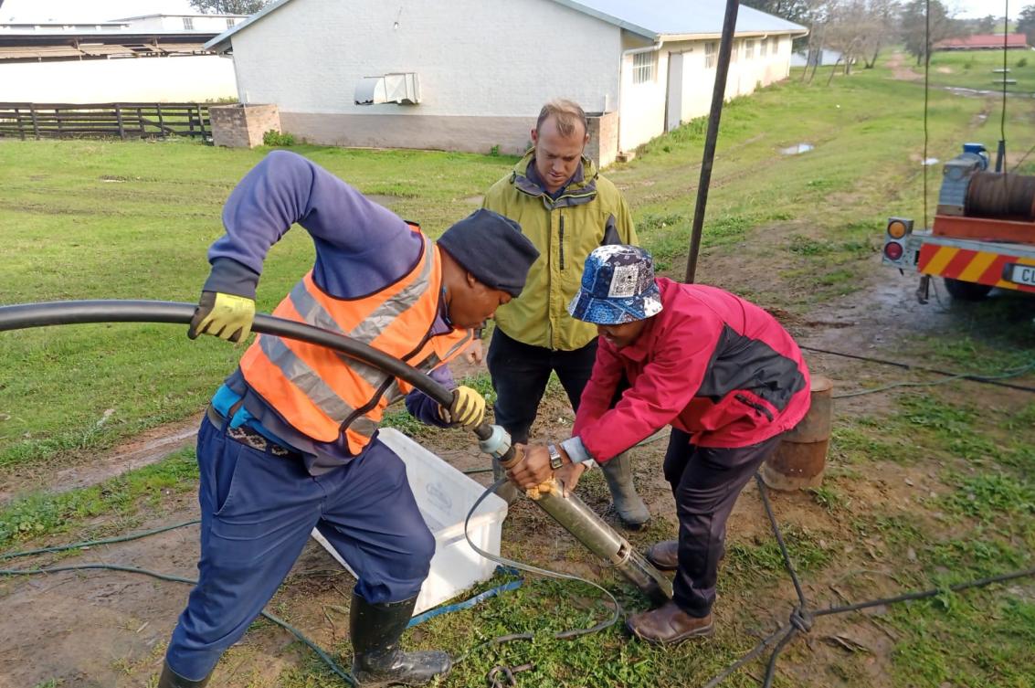 BScHons students in Earth Sciences do a week-long hydrogeology course to develop their field skills.