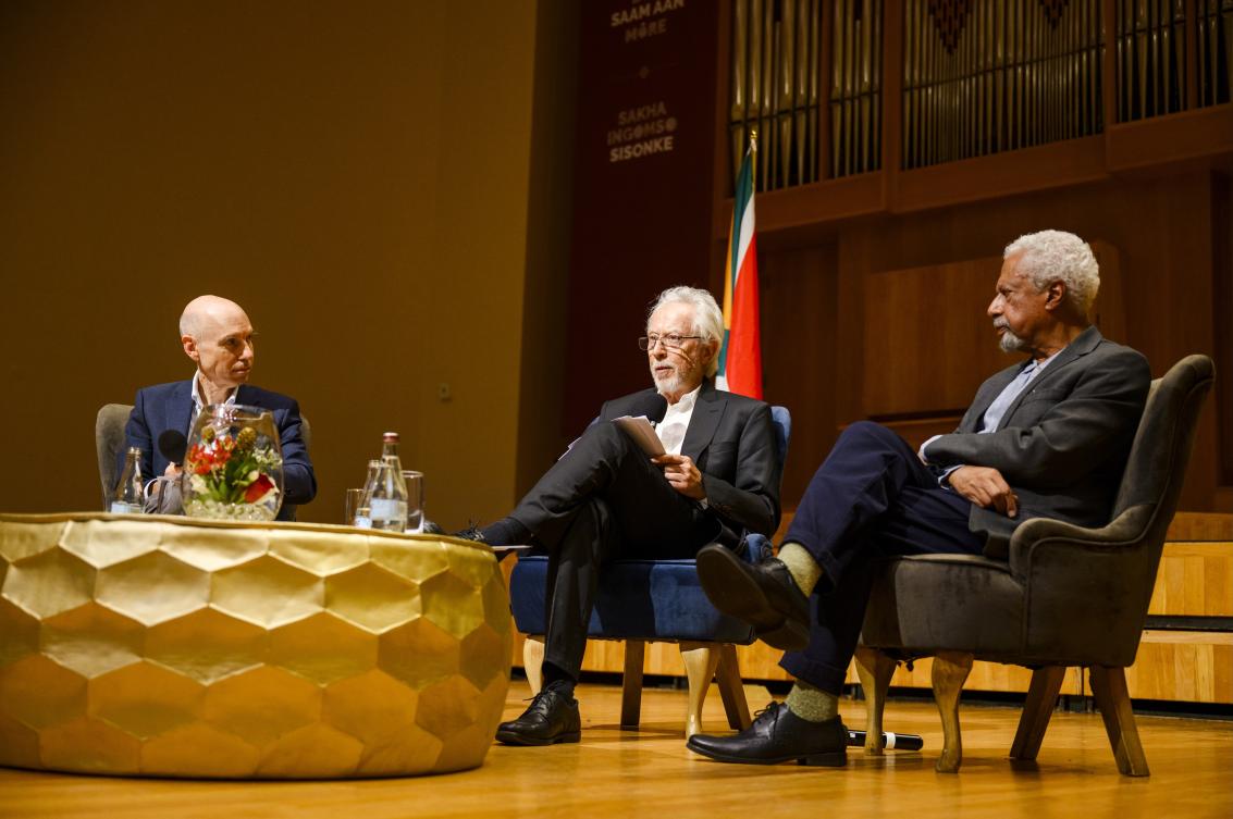 At the Chancellor’s Lecture, South African-born Prof JM Coetzee and Tanzanian novelist Prof Abdulrazak Gurnah were in dialogue about how creative writing illuminates our shared humanity.