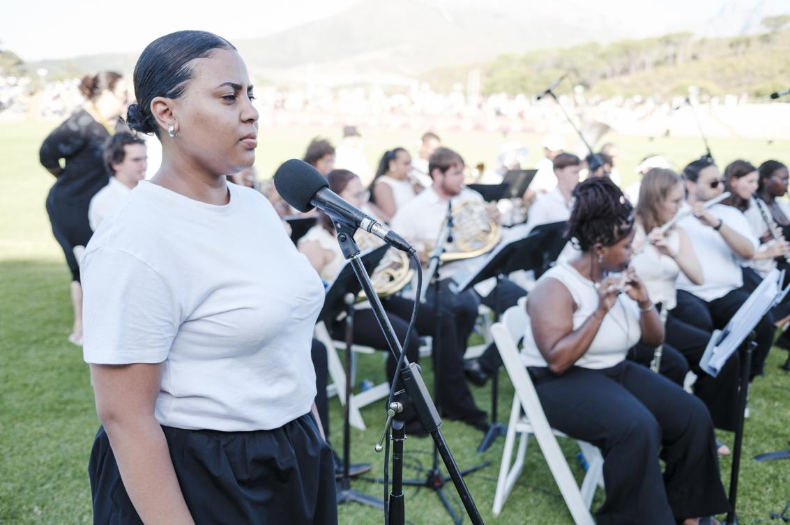 Newcomers were officially welcomed to Stellenbosch University at a vibrant ceremony at the Danie Craven Stadium on 28 January 2025