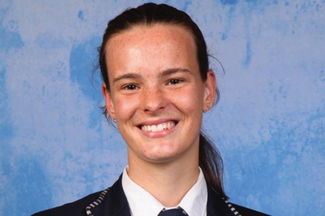 A photo of Abigail Kok, South Africa’s top public-school matriculant.