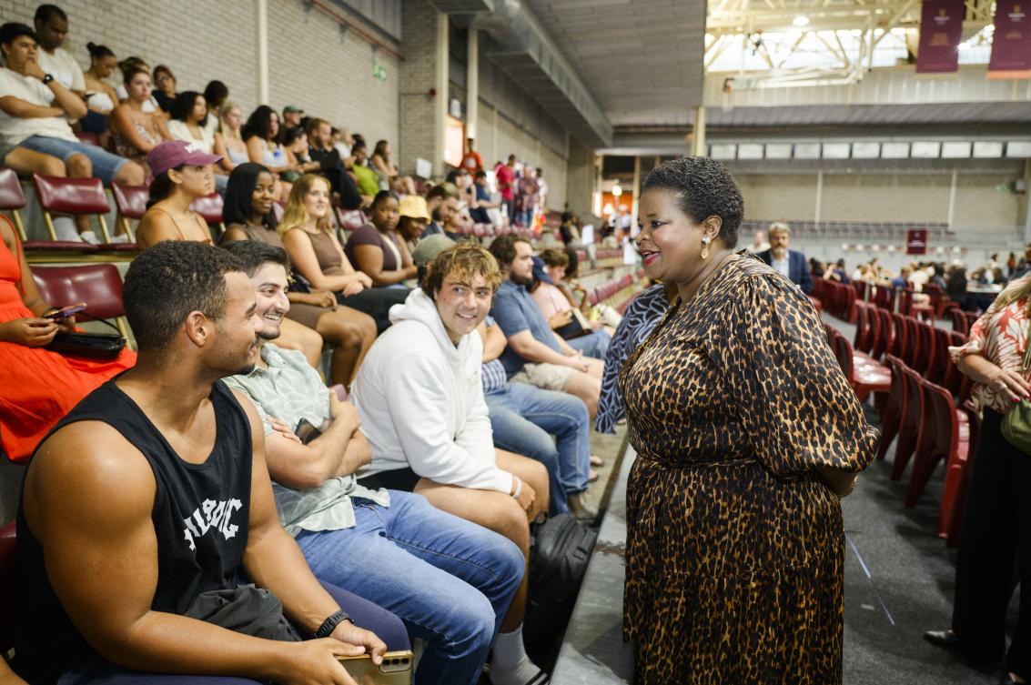 Deputy Minister of Higher Education Dr Mimmy Gondwe confirmed Stellenbosch University’s preparedness for the 2026 academic year during the first stop of a national readiness tour