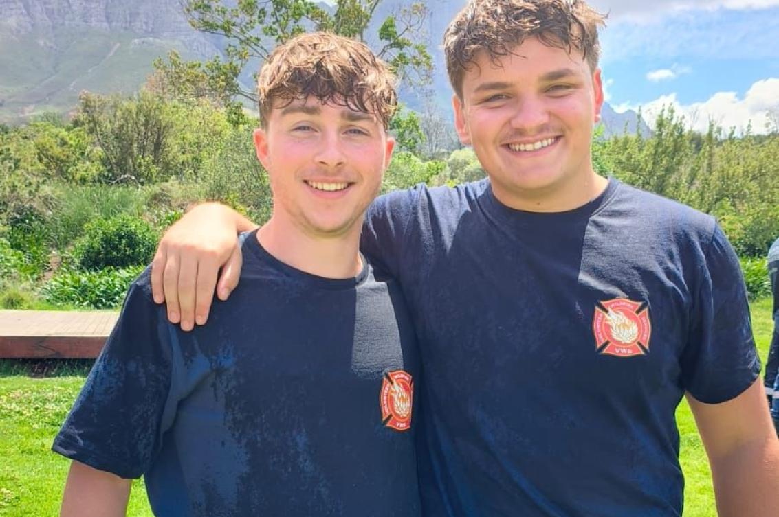 Photo of volunteer firefighting.