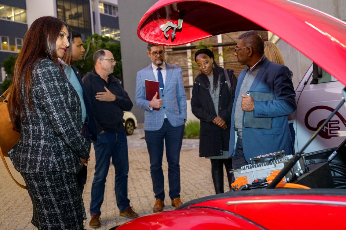Energy delegation visit Engineering Faculty