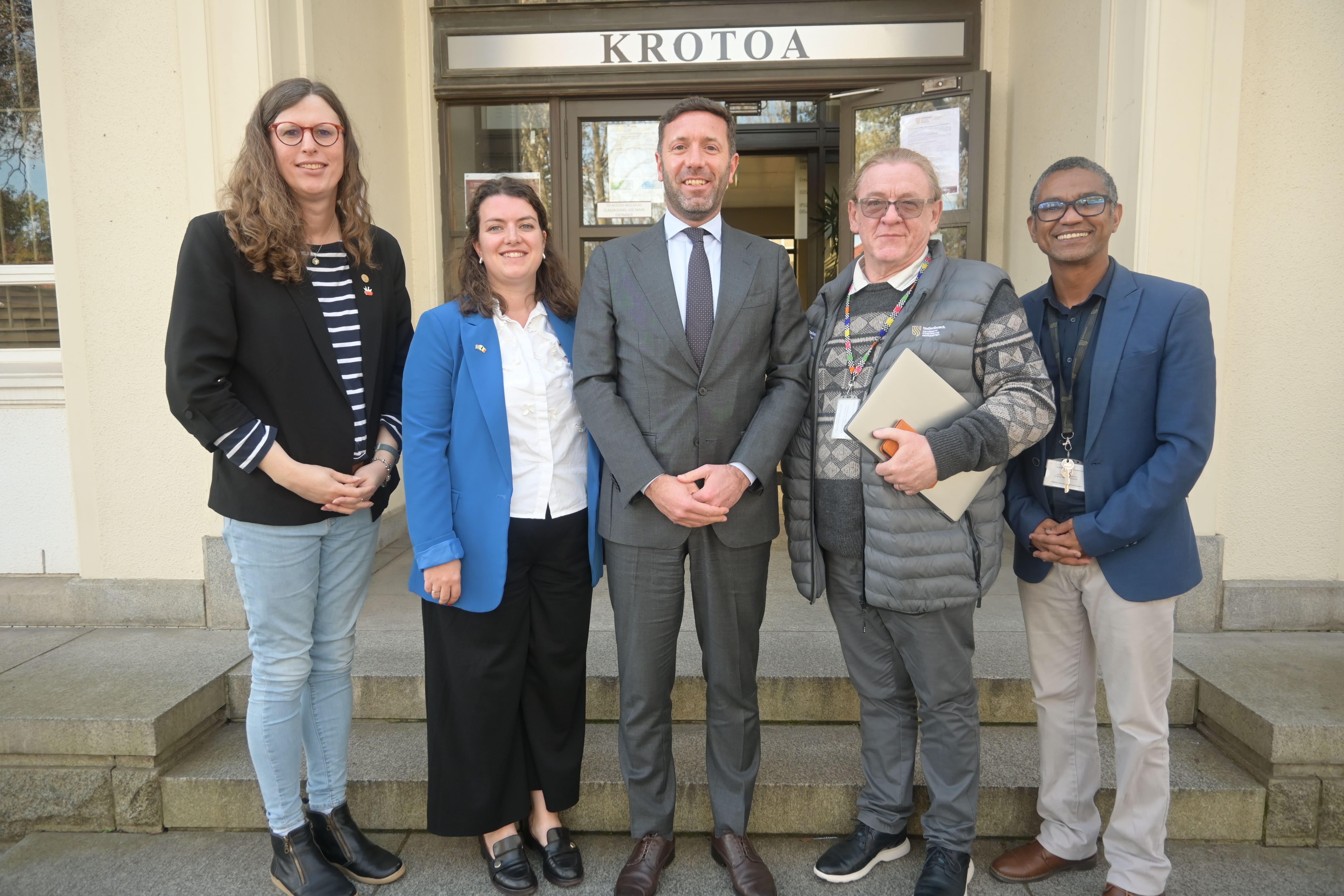 Visit from the Belgian Consulate in Cape Town