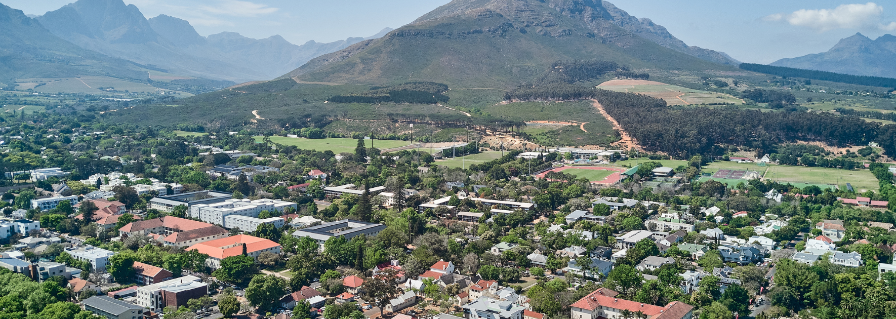 Arial photo of campus 
