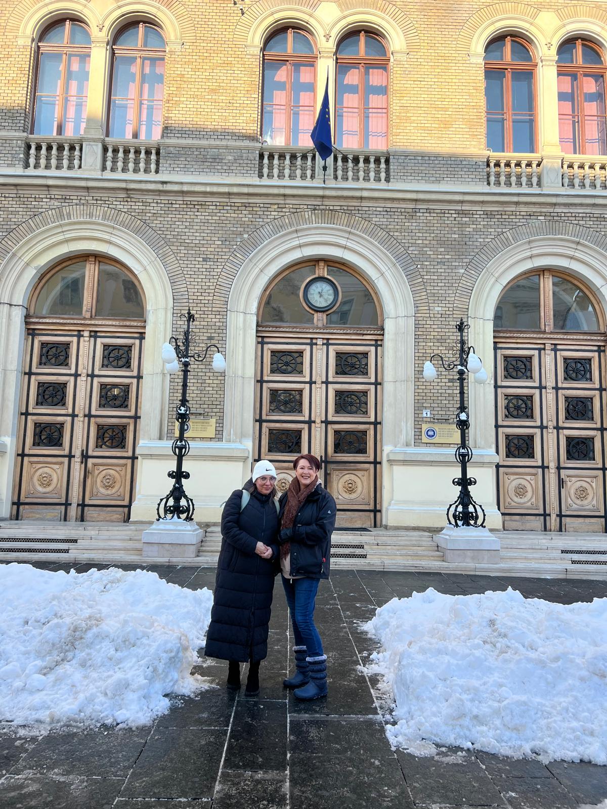 Lizelle at Babes Bolyai University