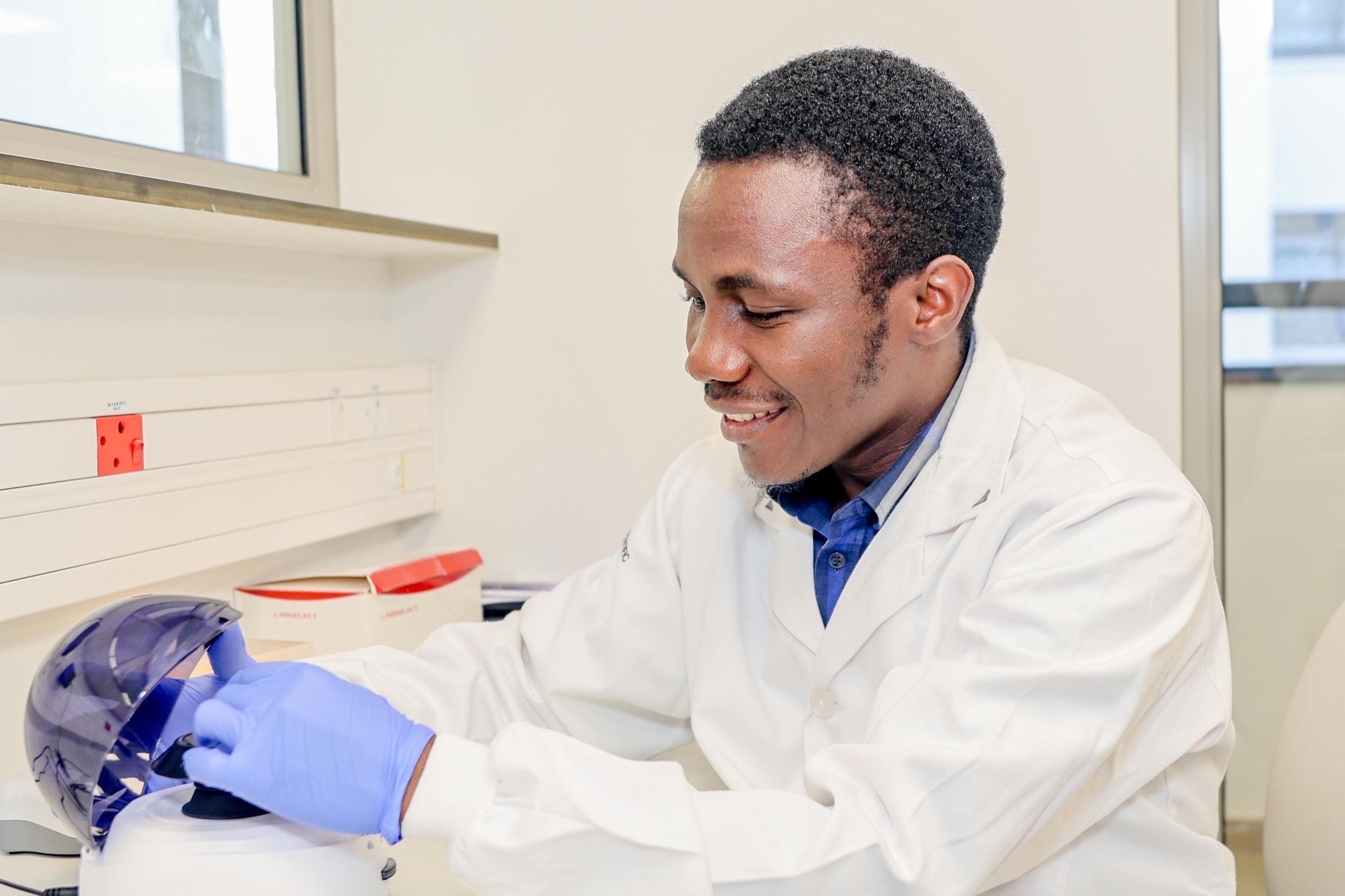 Joel Kabugo, a CERI Africa Stars fellow from Uganda