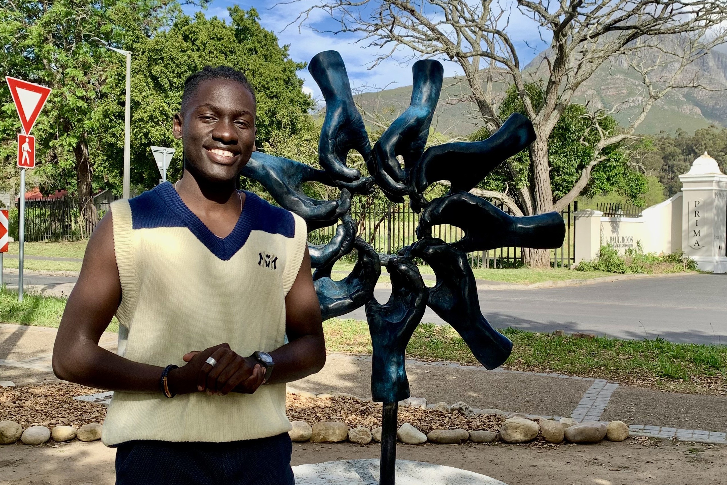 Kondwani Ngulube, an international student from Zambia