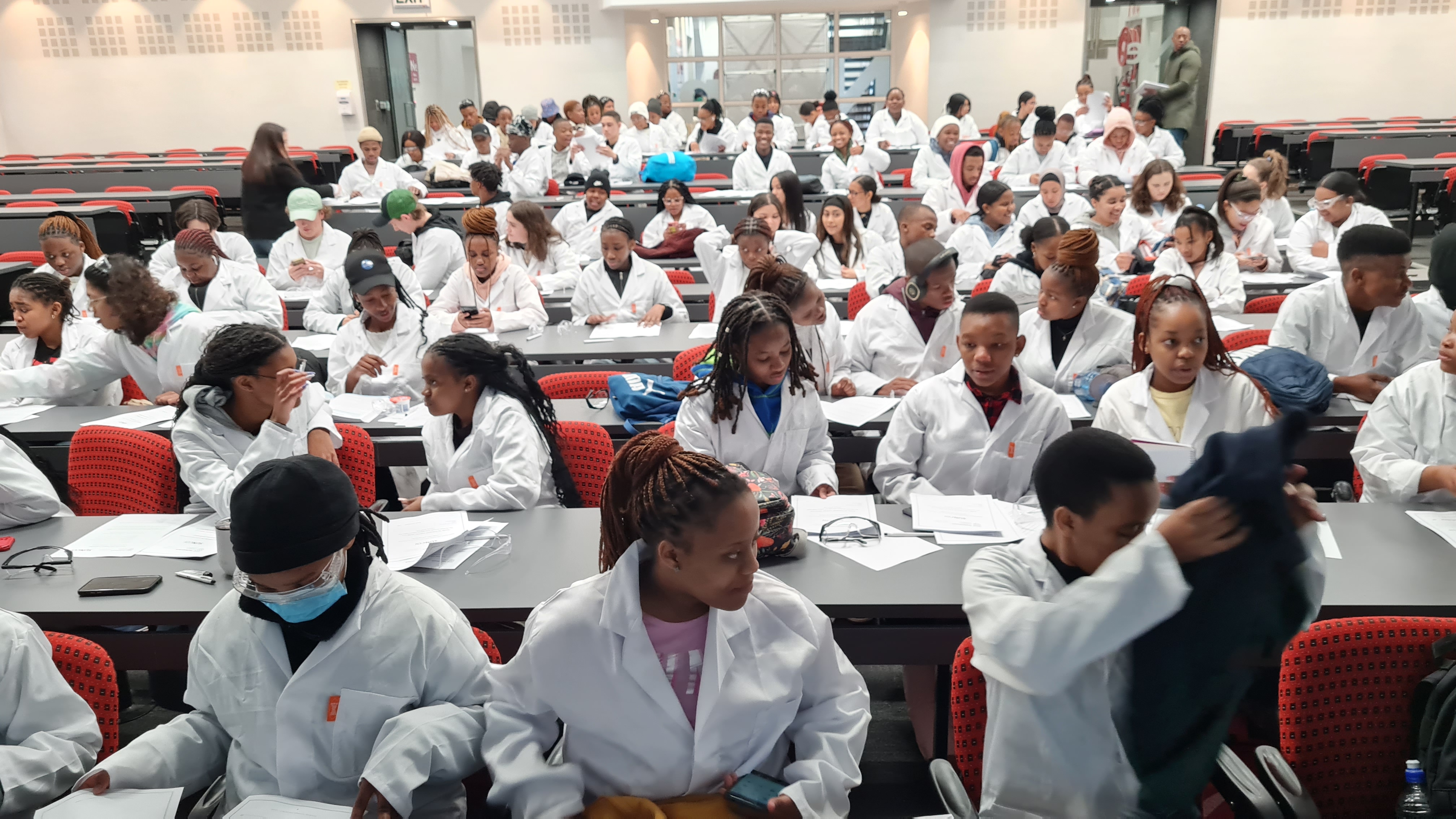 Students in lab