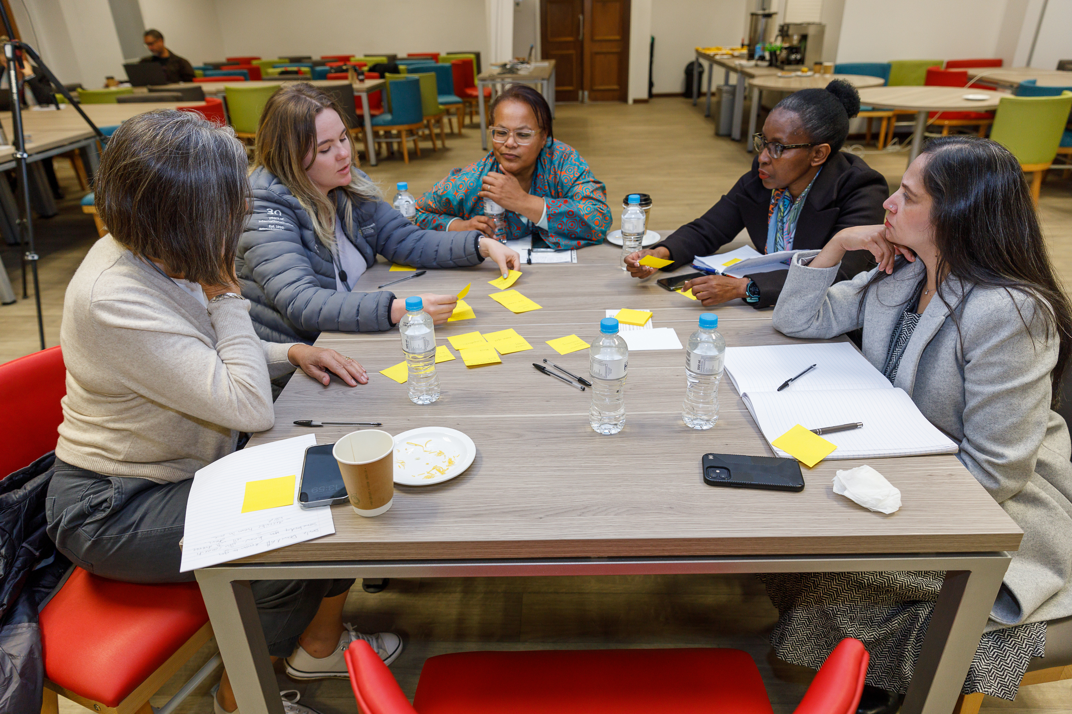 Delegation at a UNESCO Chair story circle